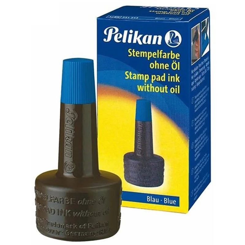 جوهر استامپ آبی pelikan