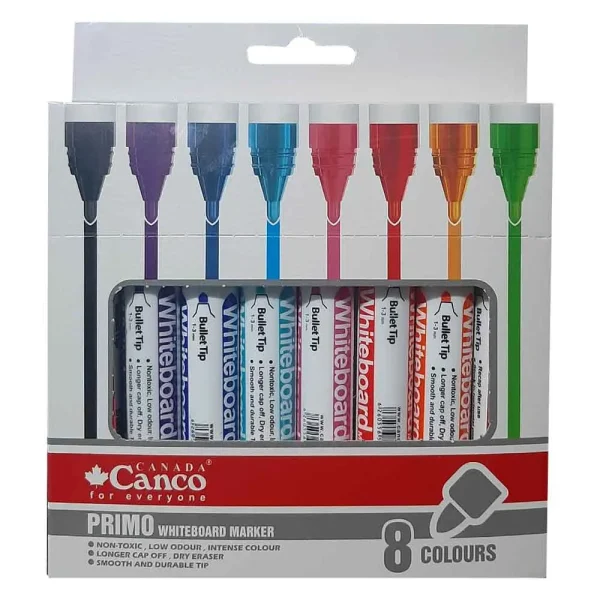 ماژیک وایت برد 8 رنگ canco