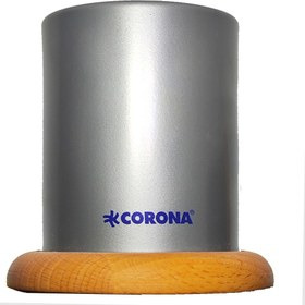 جا قلمی فلزی با پایه چوبی corona